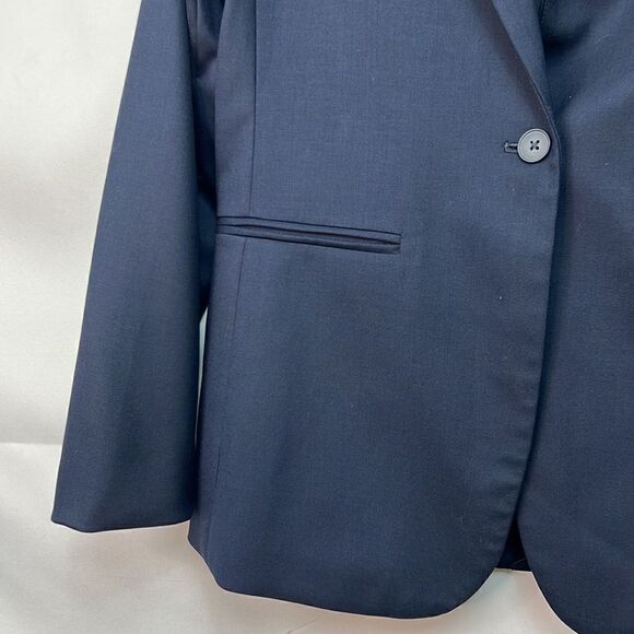 GAP Navy Blue single button blazer size 8 EUC - Picture 4 of 15
